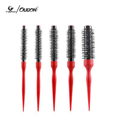 Professional salon Gold Aluminum Thermal Ceramic Ionic Round Barrel Hair Brush